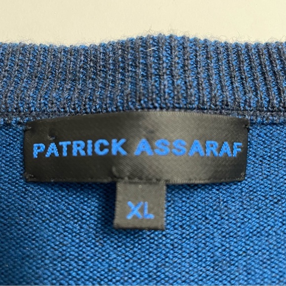 PATRICK ASSARAF merino wool crewneck sweater - Picture 4 of 5